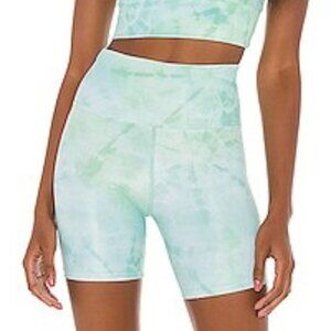 BEACH  Riot x Revolve Mint Tie Dye Bike Shorts Small
